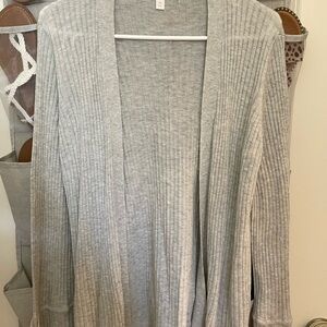 LC Lauren Conrad Light Gray Women's Cardigan